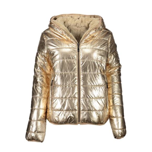 U.S. POLO ASSN. Gold Nylon Jackets & Women's Coat